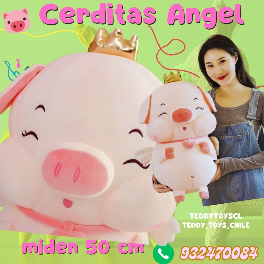Peluche de cerdito Grande de 50 cms