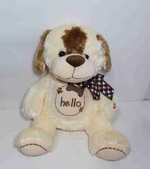 Peluche de perrito perro de 40 cms musical