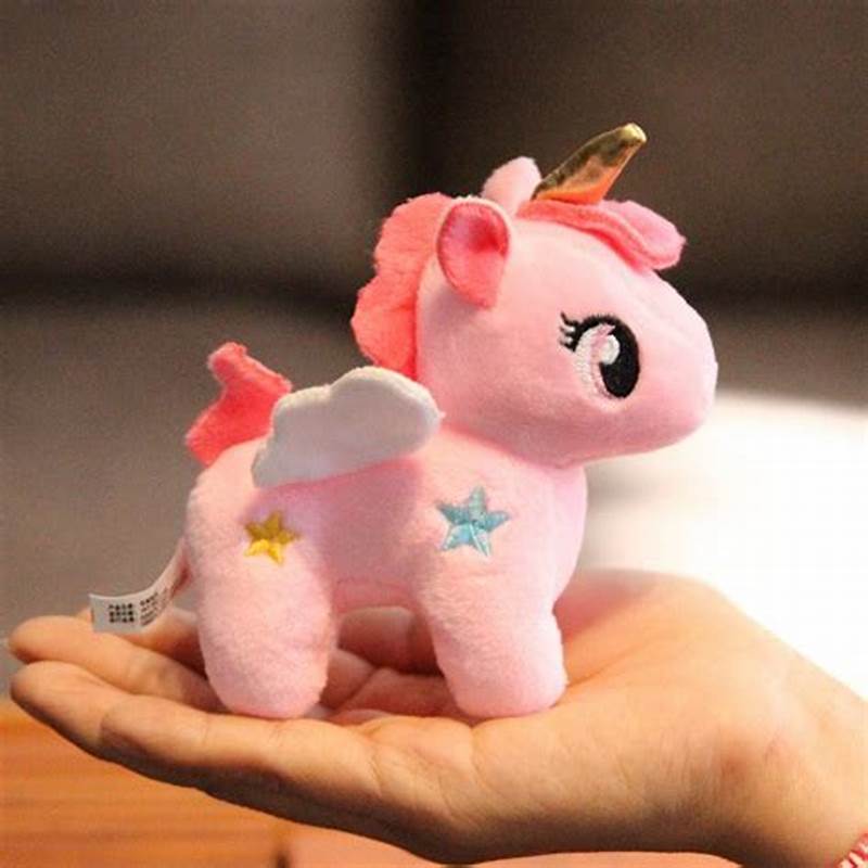 Pack de 6 unidades de unicornio en forma de Llavero 2 colores