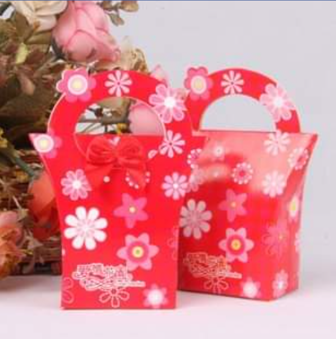 Pack de 12 Cajitas armables de regalo rosa