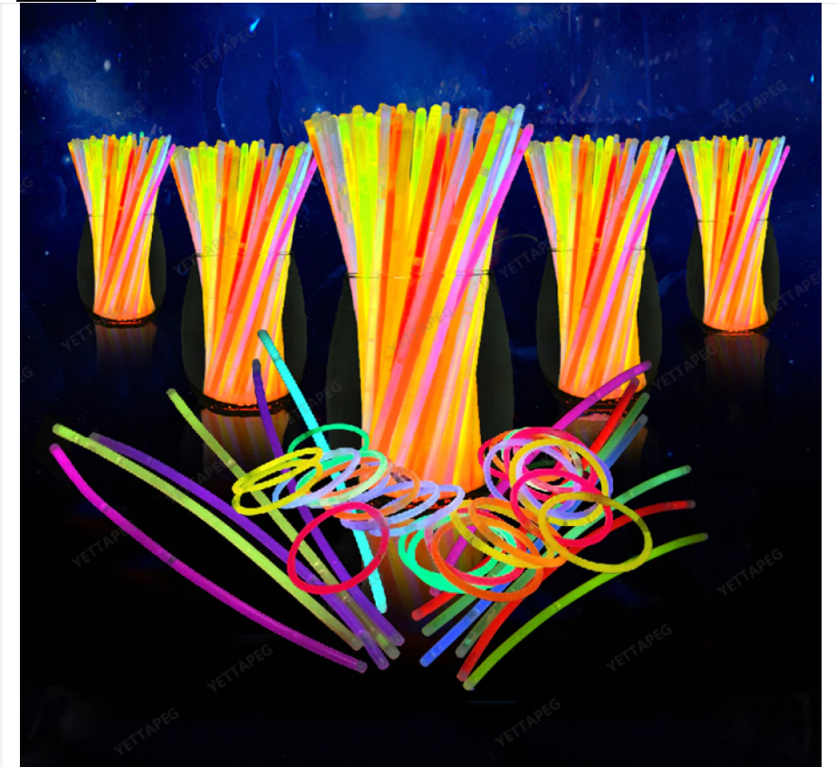 Pack de 50 Pulseras luminosas