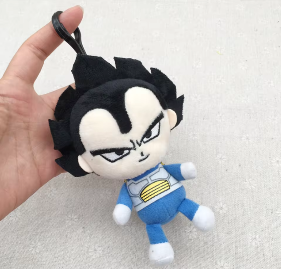 Set de Llaveros de Muñecos de peluche Dragon Ball 5 unidades