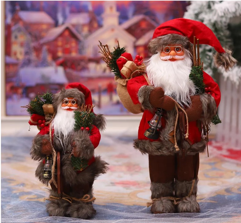 Figura navideña de Papá Noel