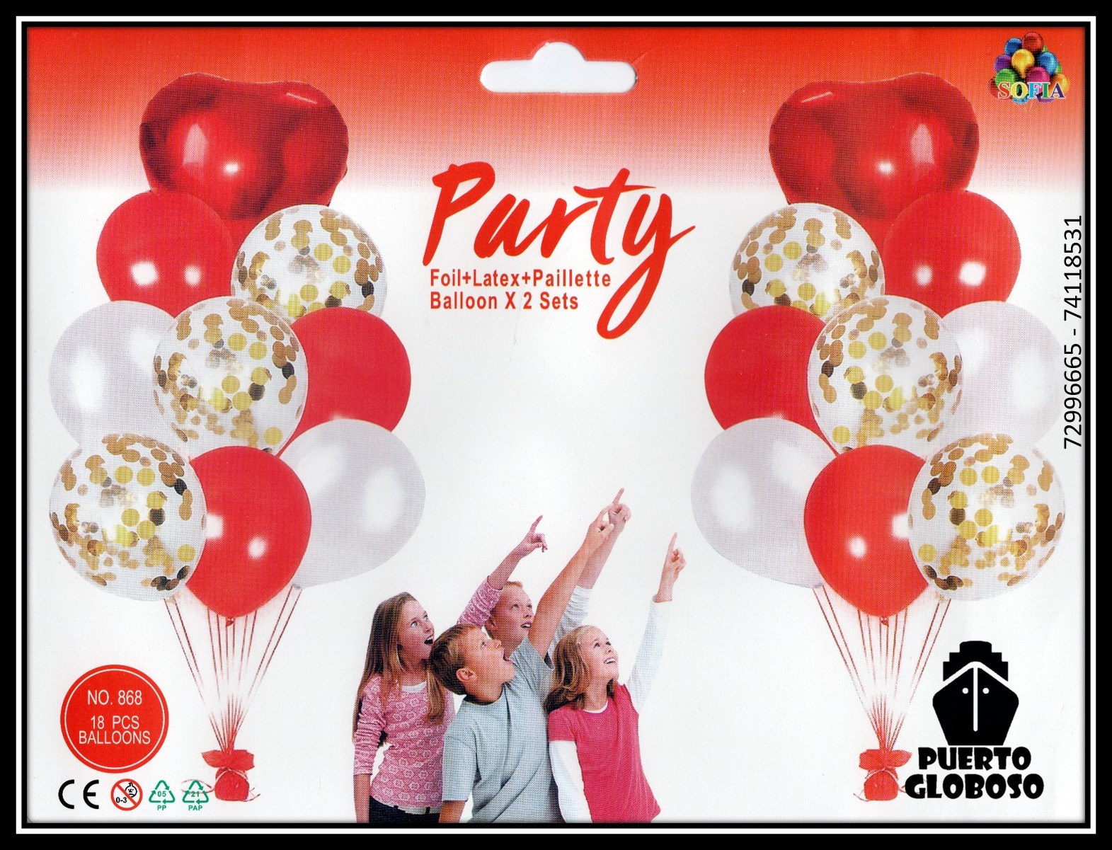 Set de Globos de Ramo de globos distintos colores