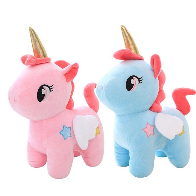 Pack de 6 unidades de unicornio en forma de Llavero 2 colores
