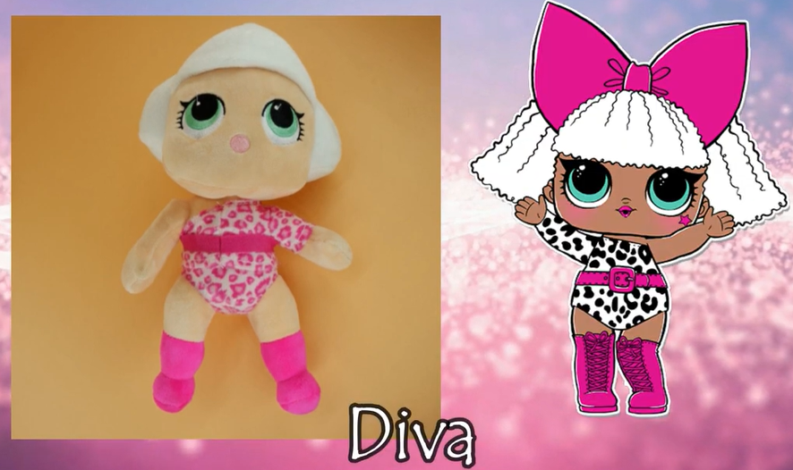Muñeca de peluche LOL 30 cms