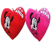 Cojines corazón Minnie Mouse