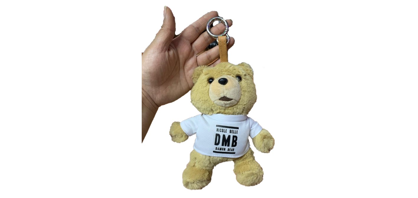Llavero de Oso de peluche TED DMB cargador celular