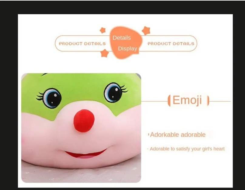 Oruga de peluche multicolor 50 cms