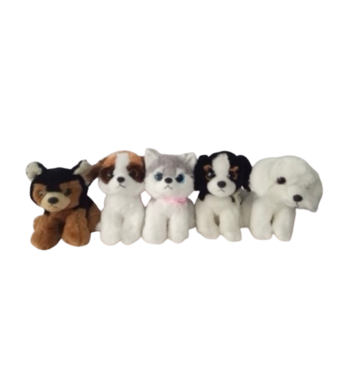 Perritos de peluche colección realista