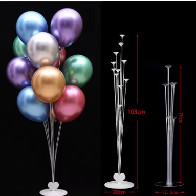 Bolsa de 50 Globo azul metálico Chromo