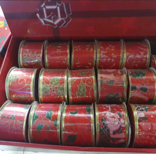 Rollo Cinta navideña decorativa 10 mts