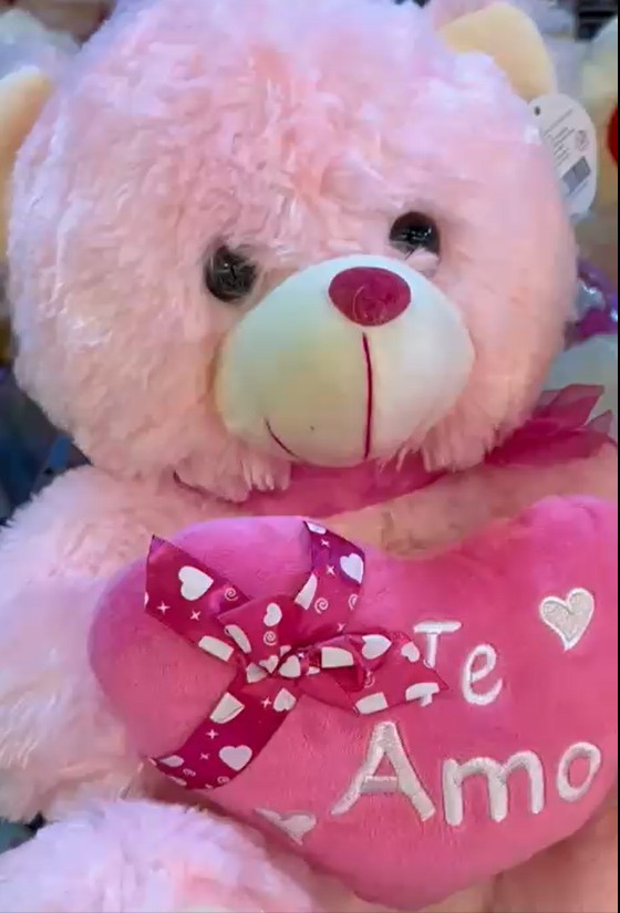 Osos de peluche con corazón de 40 cms