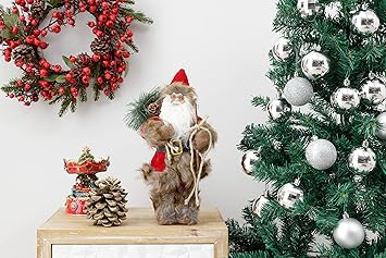 Figura navideña de Papá Noel