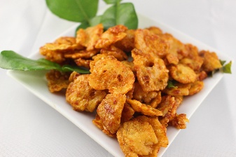 Honey Chilli Belinjo Cracker w Lime Leaf
