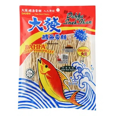 Dahfa Dried Fish Snack - Fillet Stripes - 120g