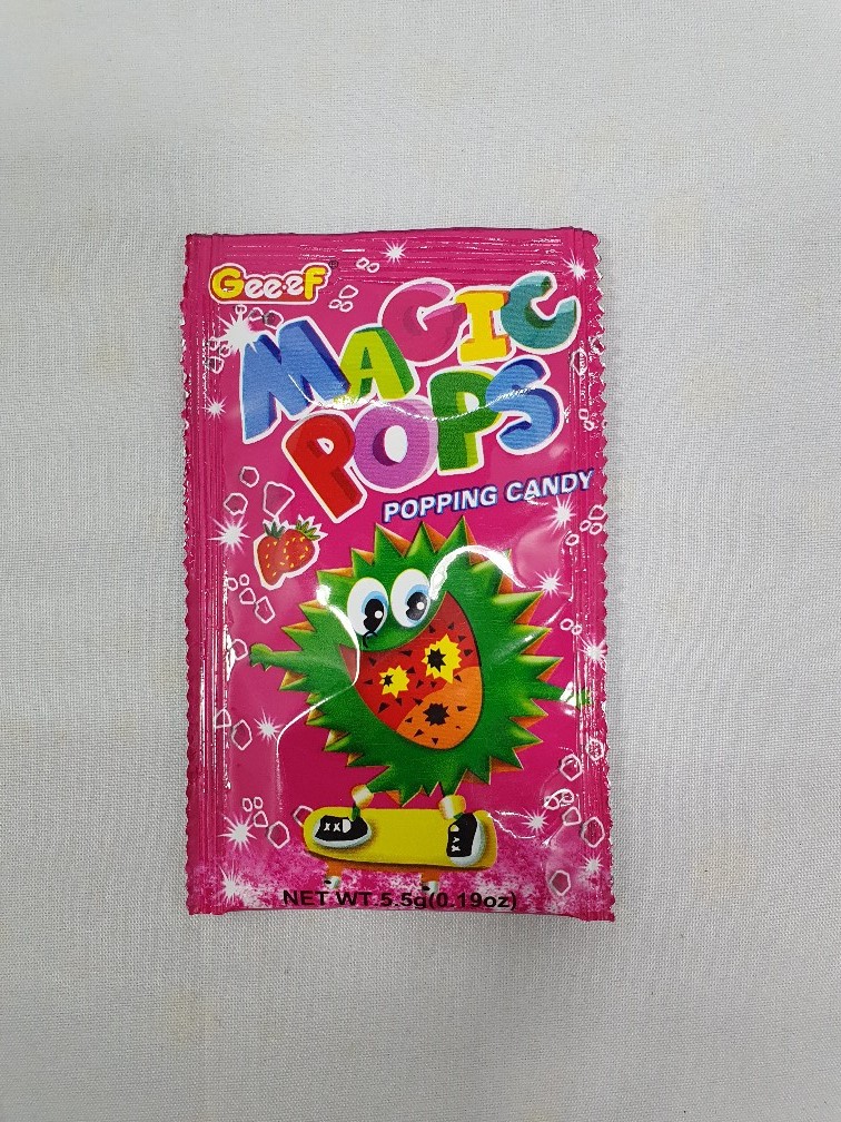 Magic Pops Popping Candy (Strawberry)
