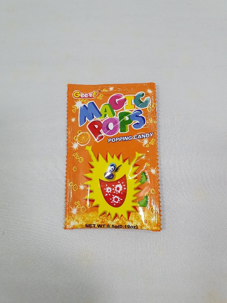 Magic Pops Popping Candy (Orange)