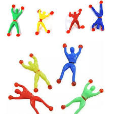 Wall Climbing Sticky Men (Spider Man Toy) - Random Colors