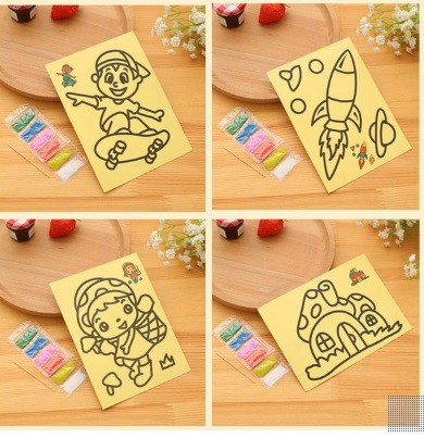 DIY Sand Art (Random Designs)