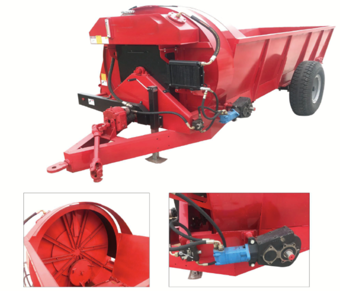 2FGC Series Roller Side Throwing Manure Spreader