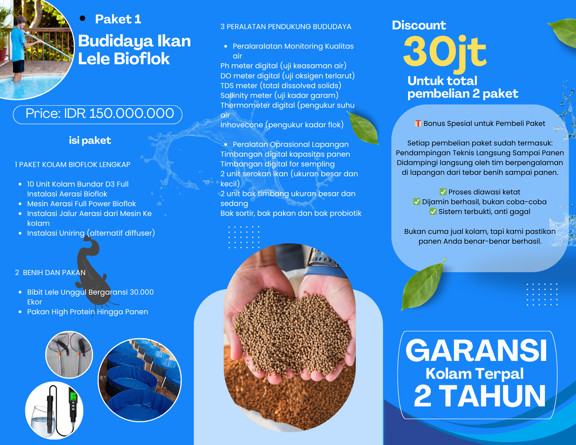 Paket Budidaya Ikan Lele Bioflok 