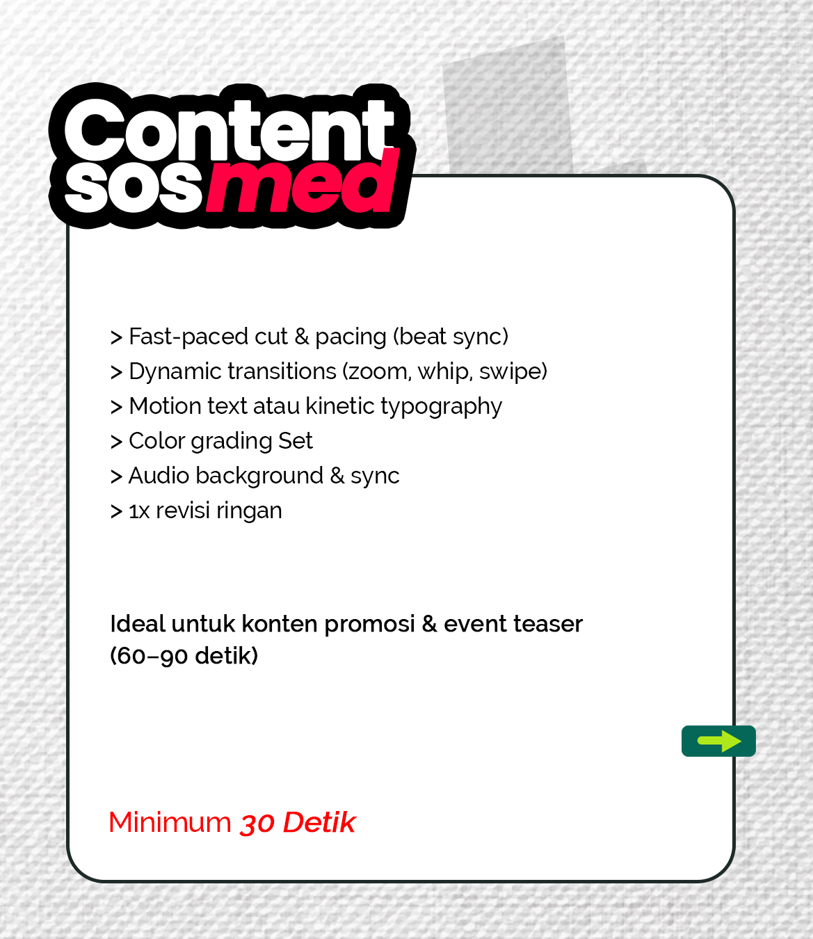 Jasa Editing Content Sosial Media Dinamis