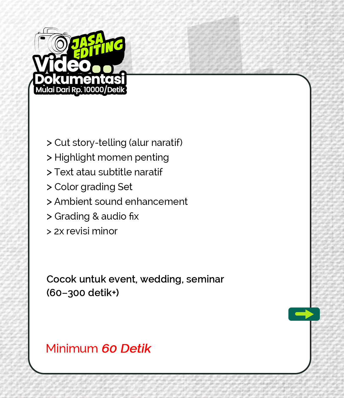 Jasa Editing Video Dokumentasi