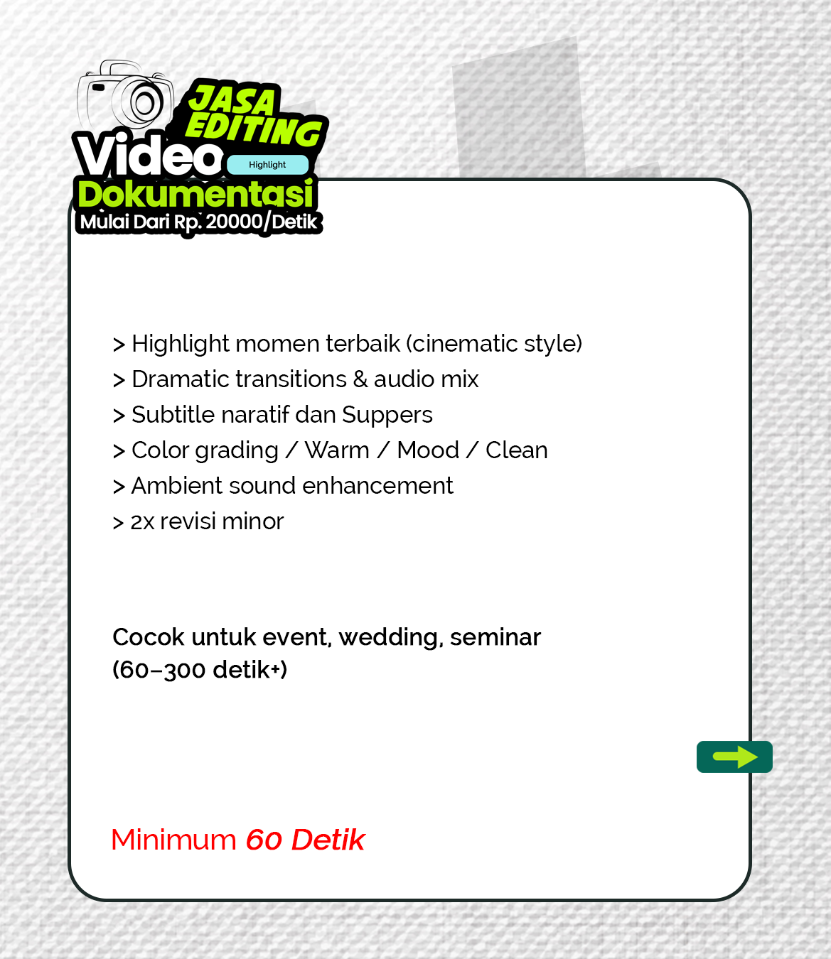 Jasa Editing Video Dokumentasi
