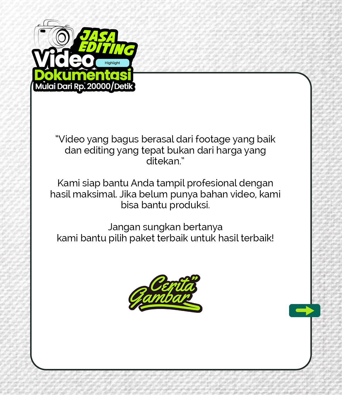 Jasa Editing Video Dokumentasi