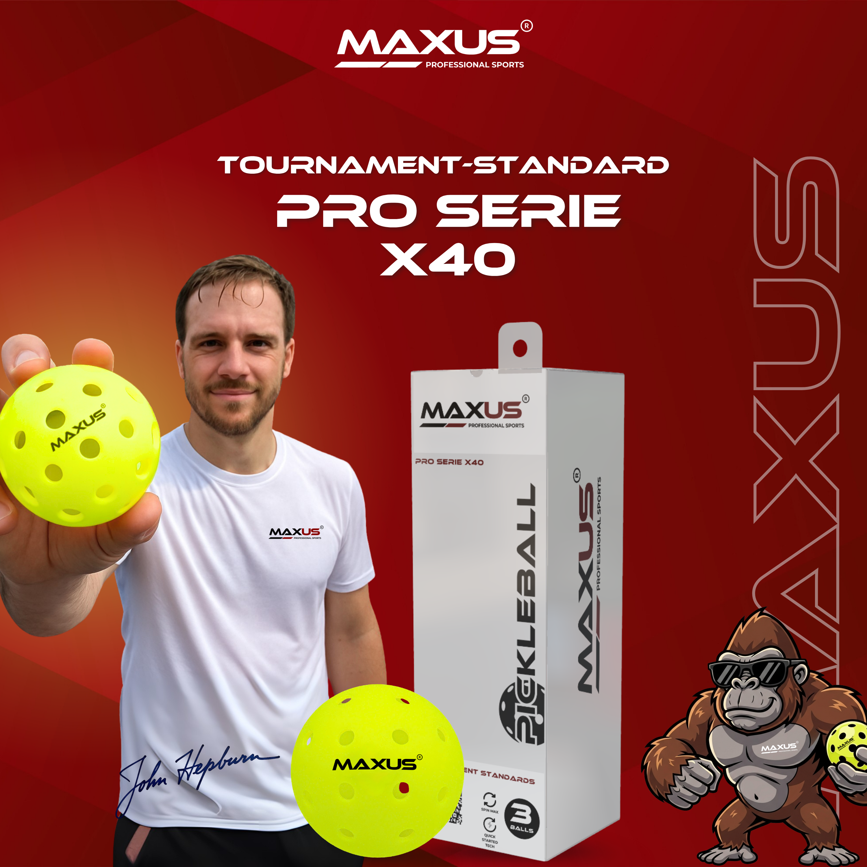 Bóng Pickeball thi đấu Maxus Pro X40