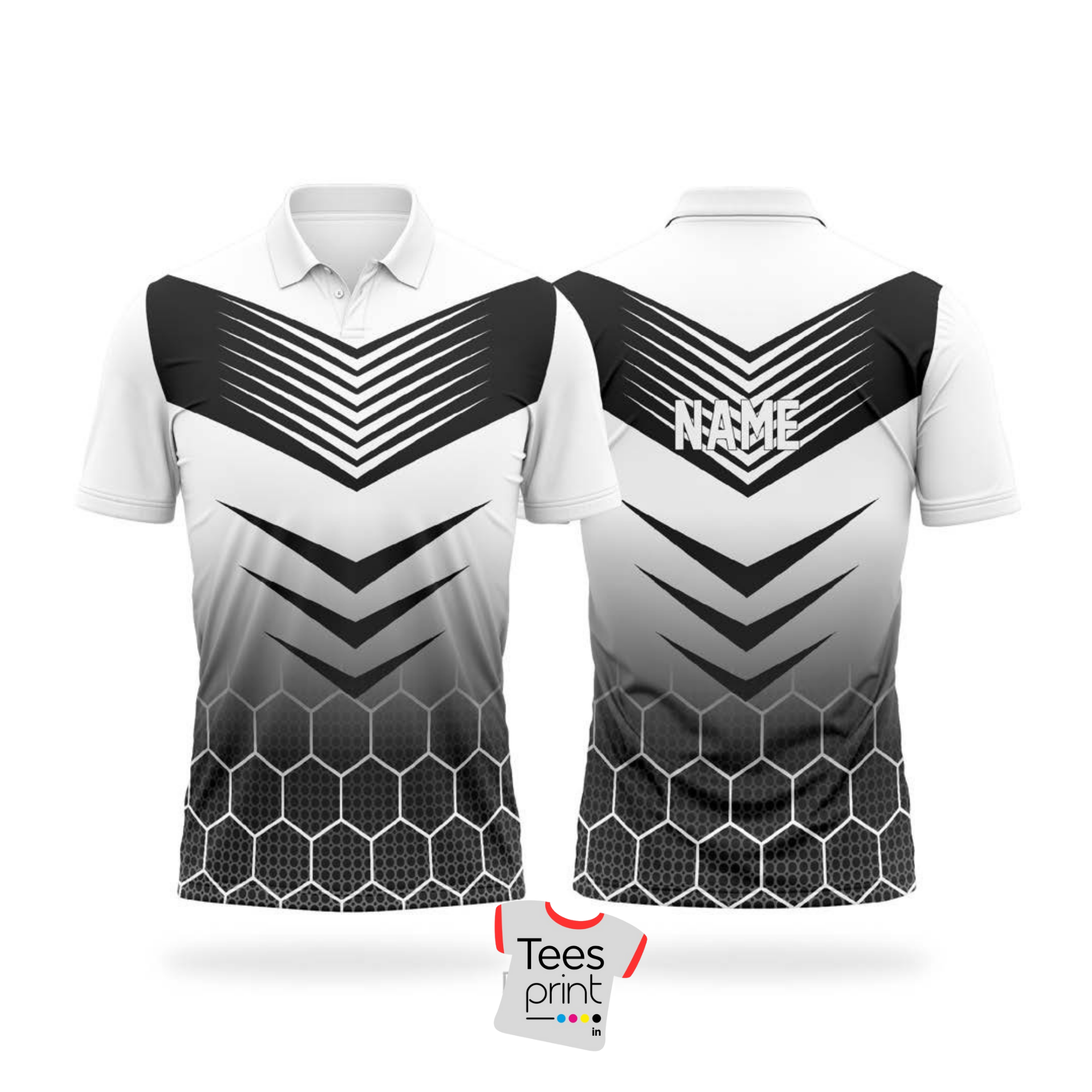 Custom Gradient Sports Polo Shirt