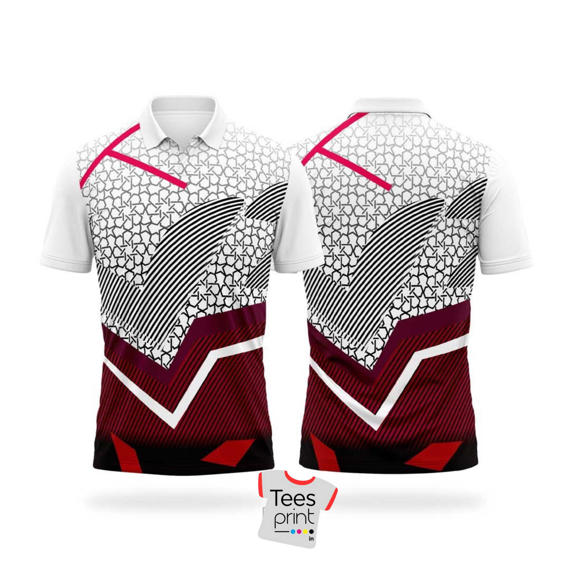 Custom Graphic Sports Polo Shirt