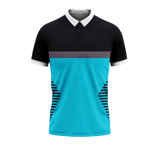 Men's Colorblock Badminton Polo T-Shirt