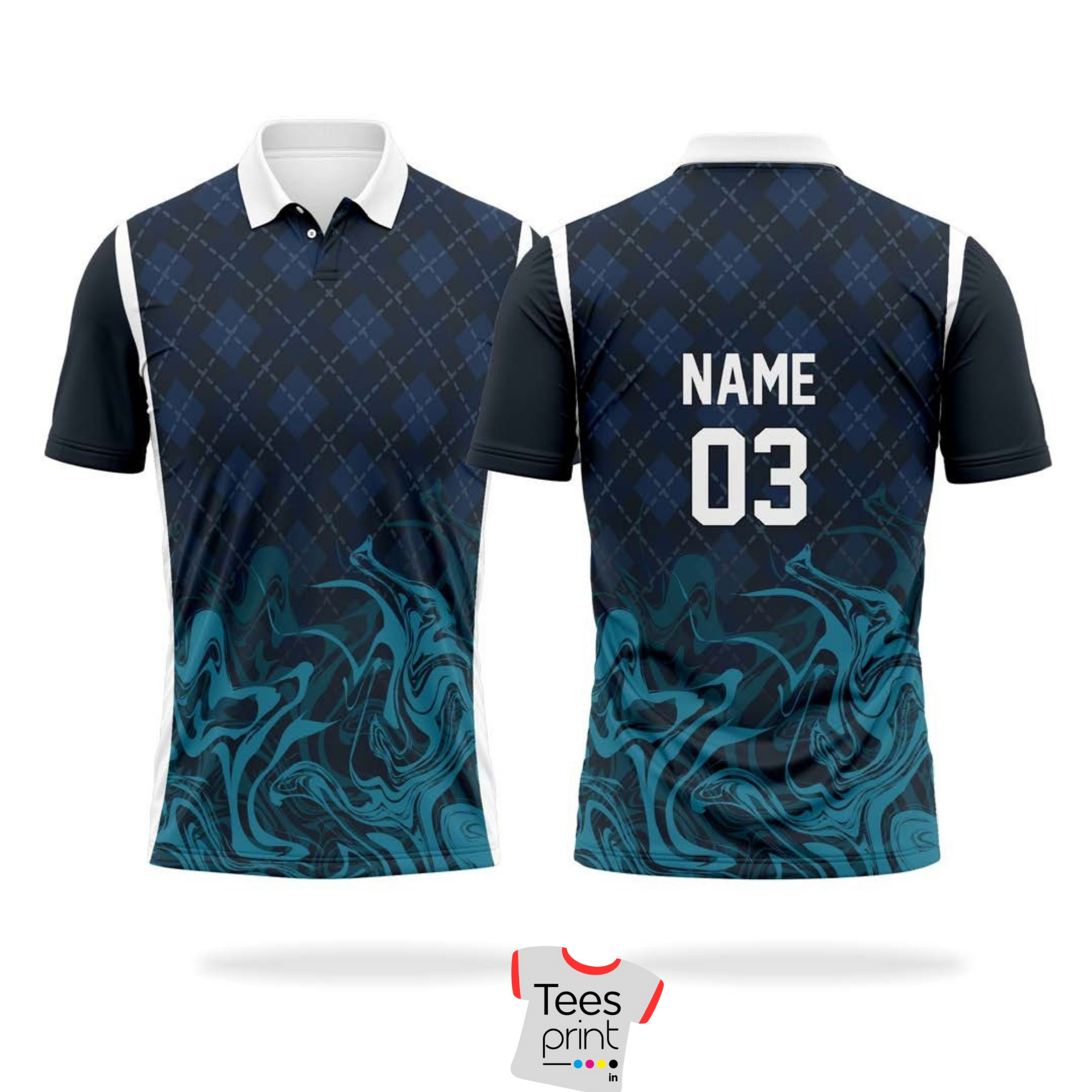 Customizable Football Polo Shirt