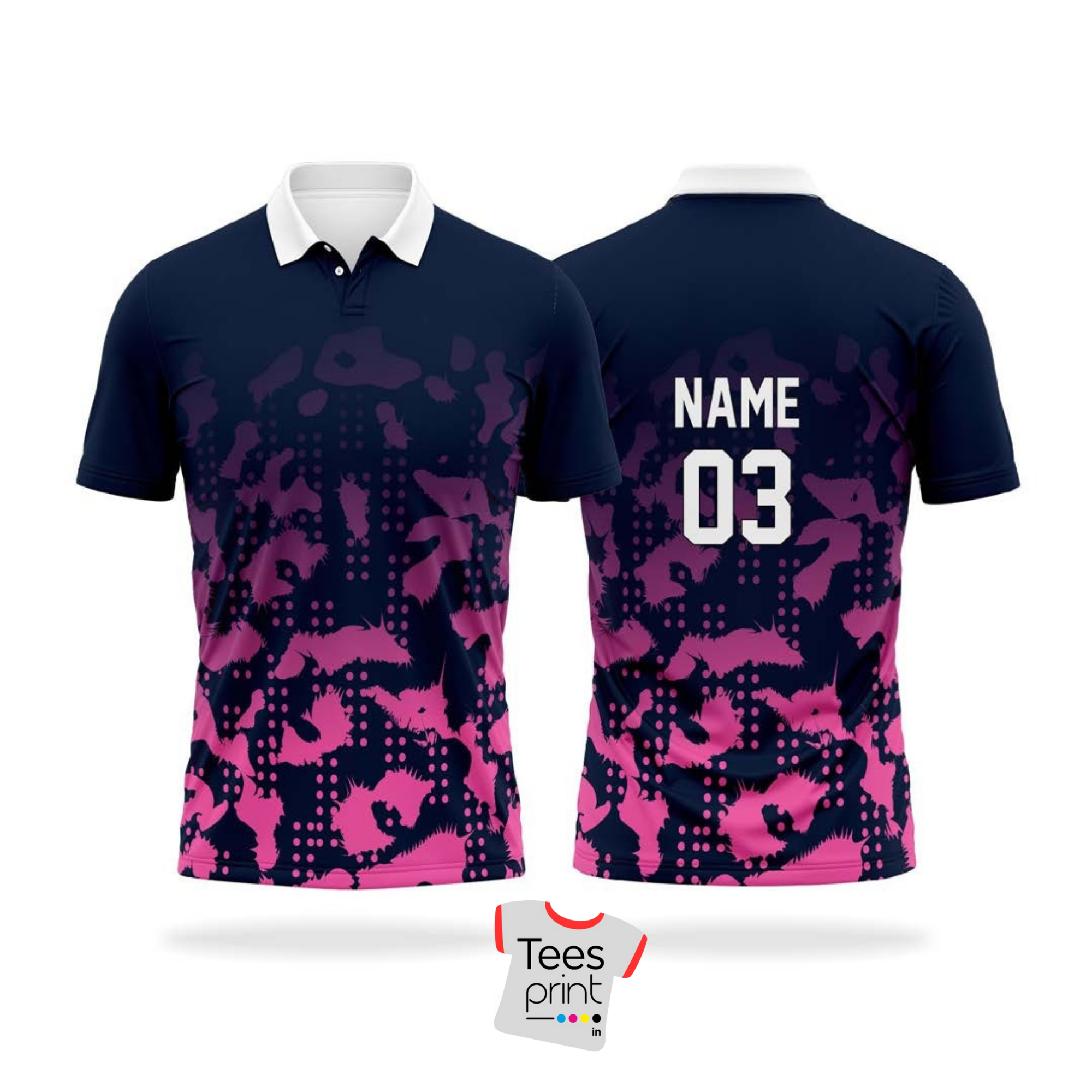 Custom Name and Number Cricket Jersey