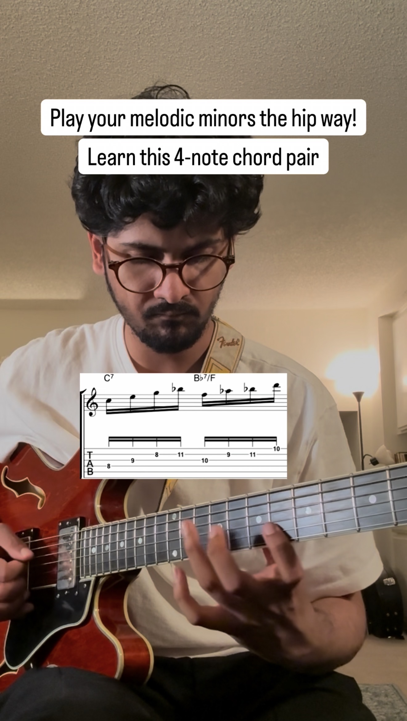 4 note chord-pair (Melodic Minor)