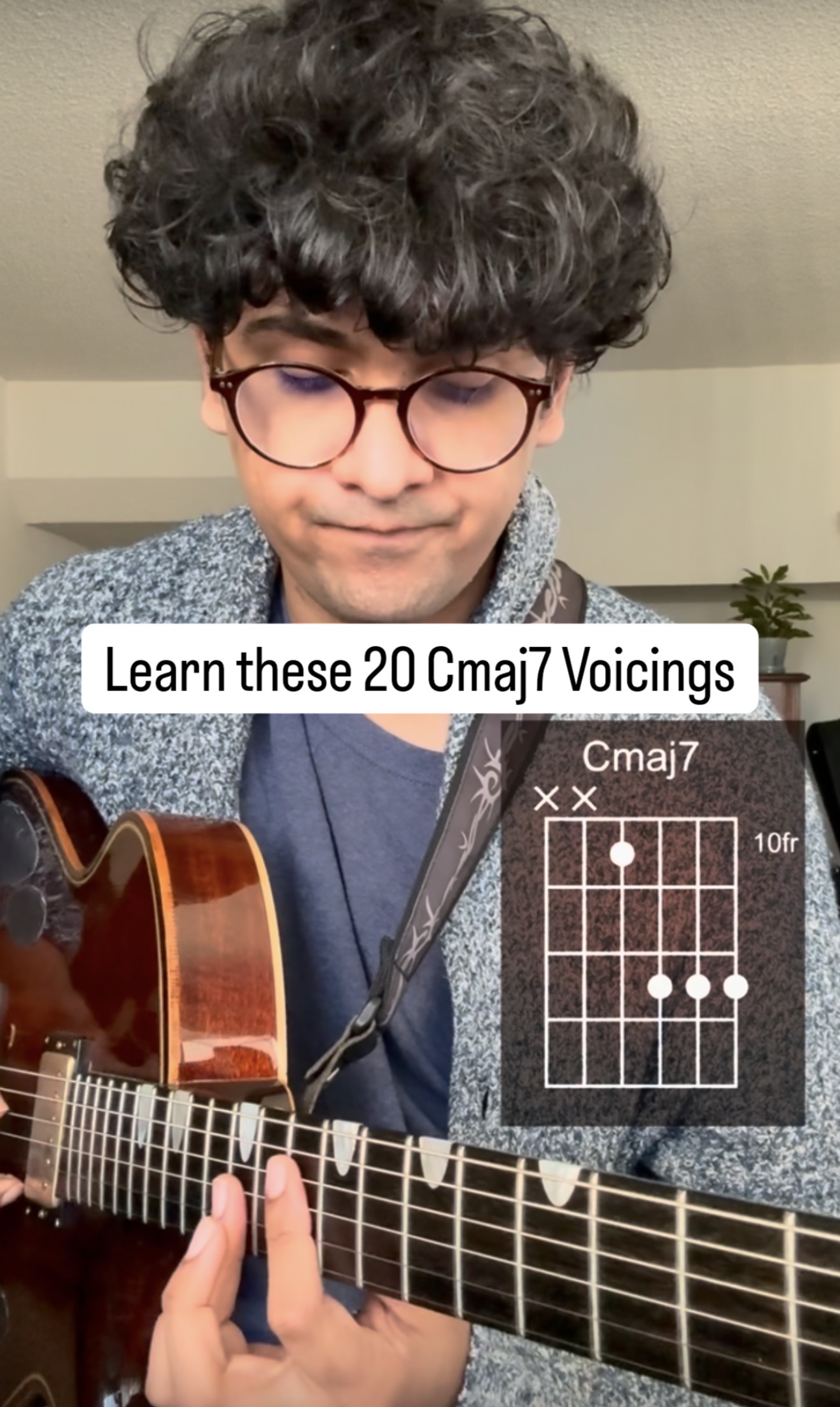 C Major7 Voicings(Drop 2+ Drop 3)