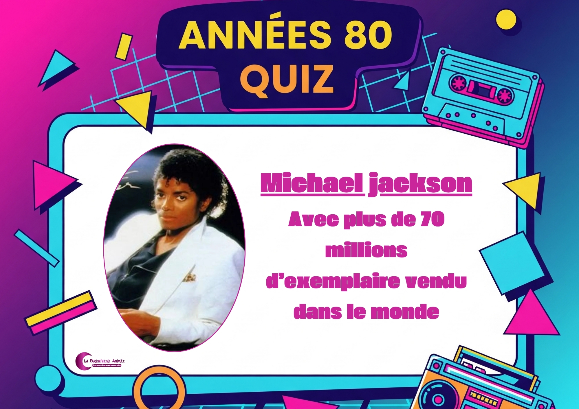 Quiz années 80