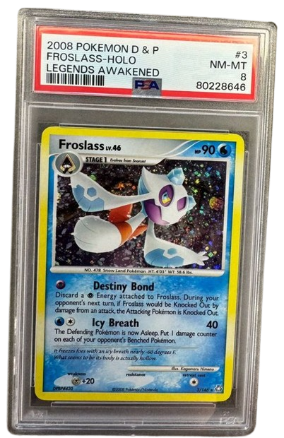 Pokemon PSA 8 Froslass Holo 3/145 Legends Awakened English