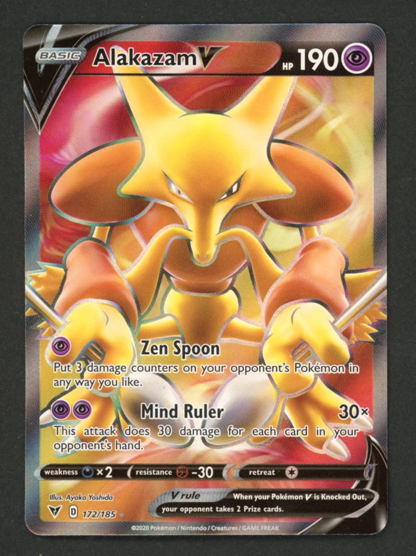 Pokemon Alakazam V 172/185 (VIV 172)