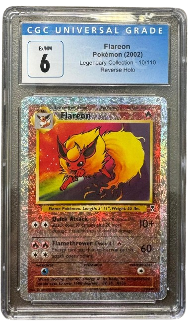 Pokemon CGC Flareon 10/110 Legendary Collection