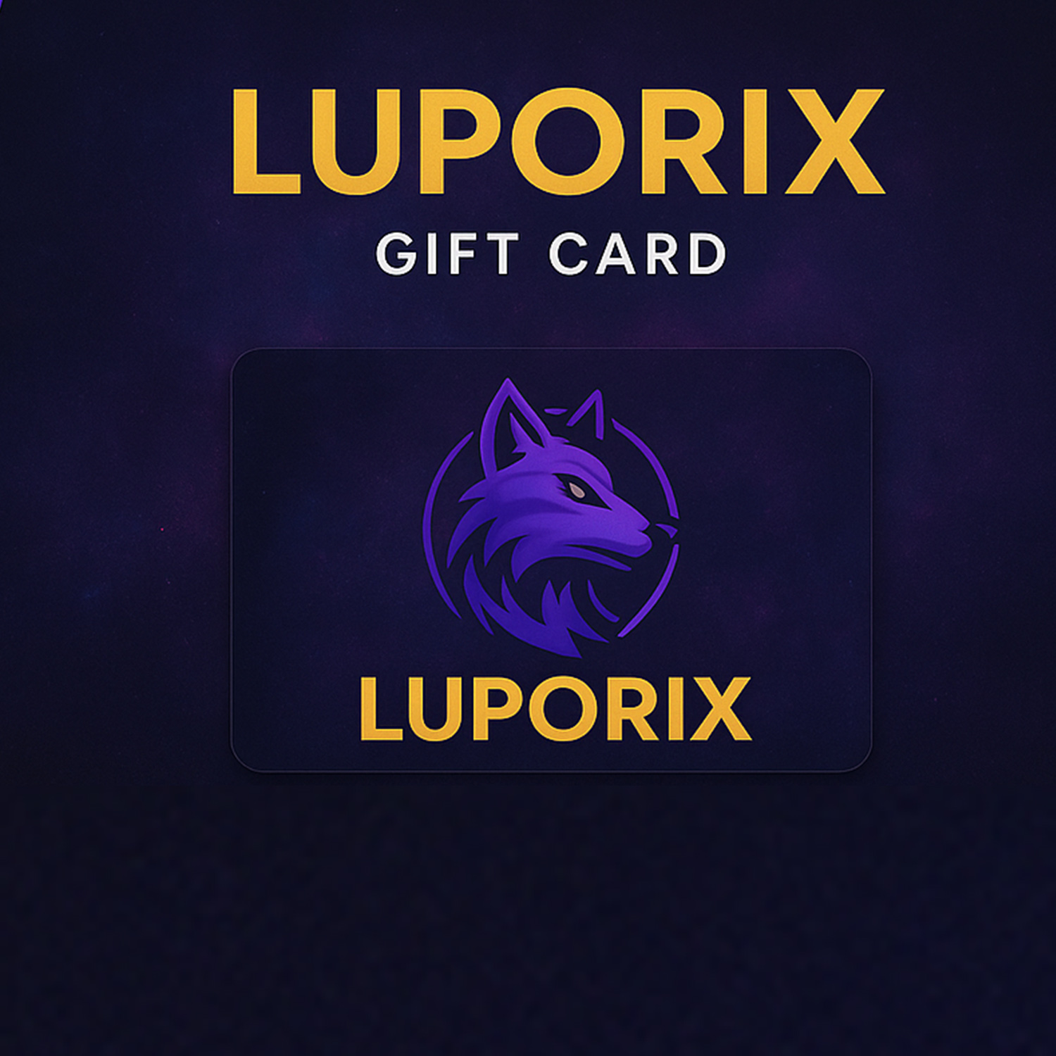 Luporix Geschenkkarte - Das perfekte Geschenk für jeden Trainer