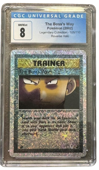 Pokemon CGC 8 The Boss's Way Trainer 105/110