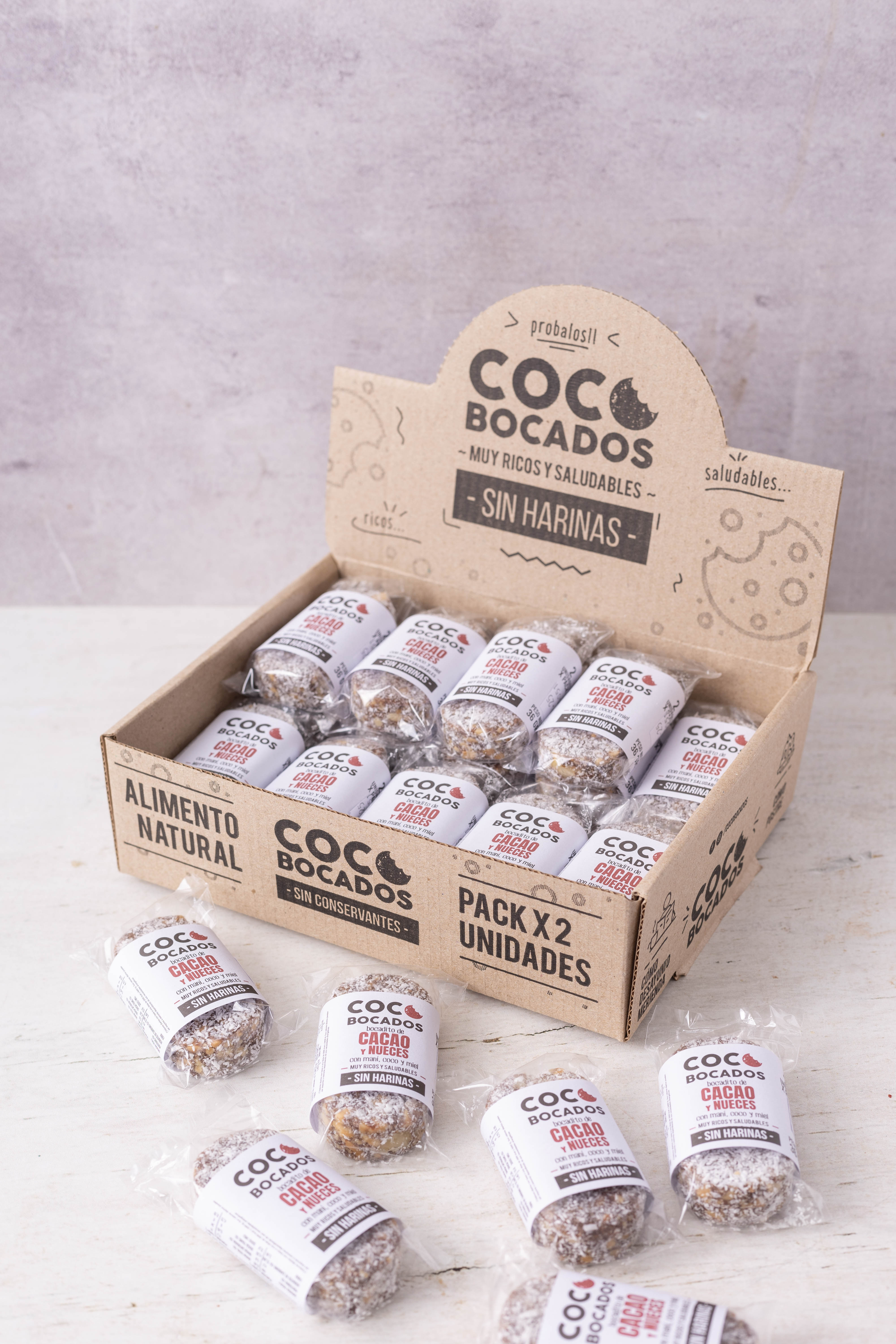 COCO BOCADOS DE CACAO Y NUECES