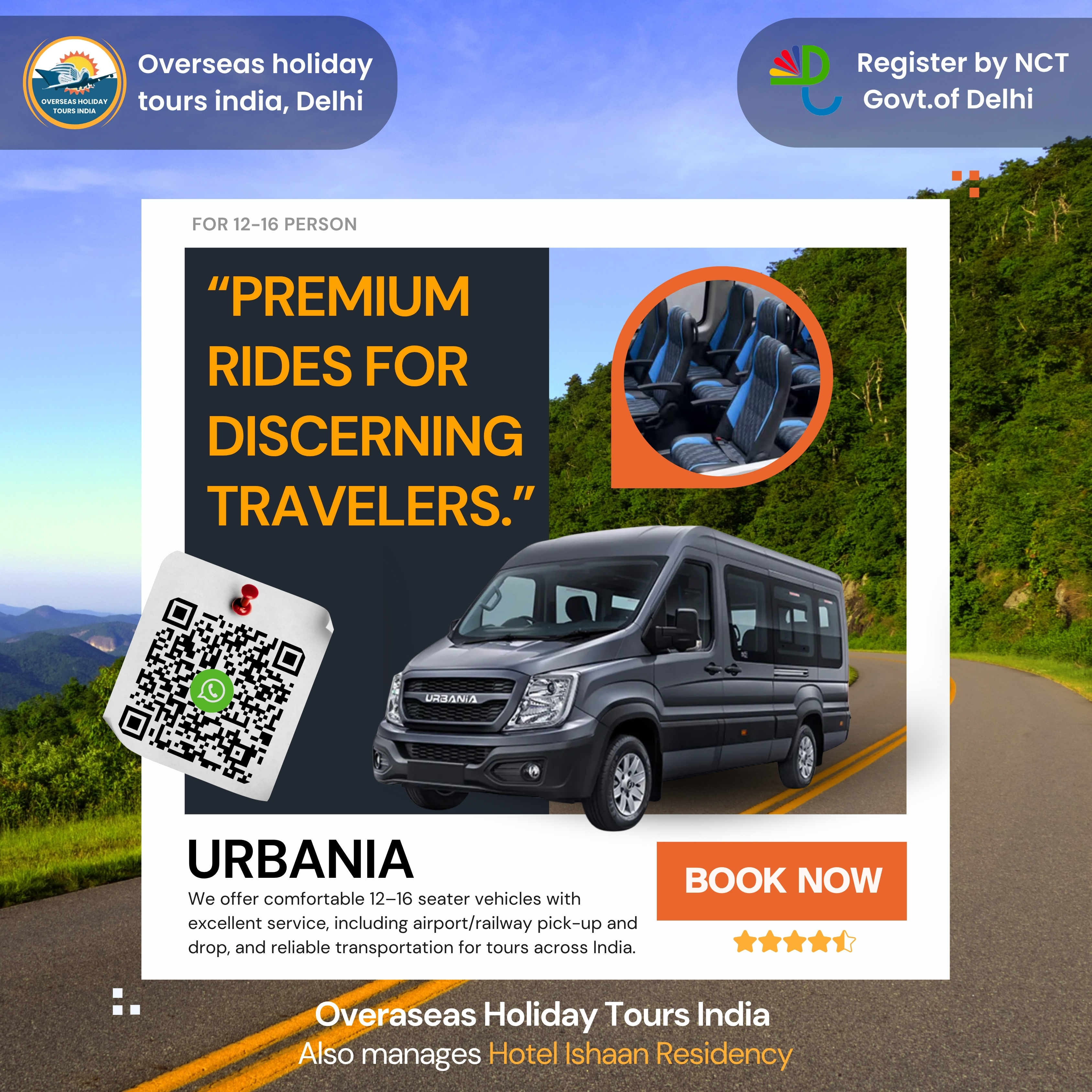 Urbania Van Rental — Premium & Spacious Group Travel