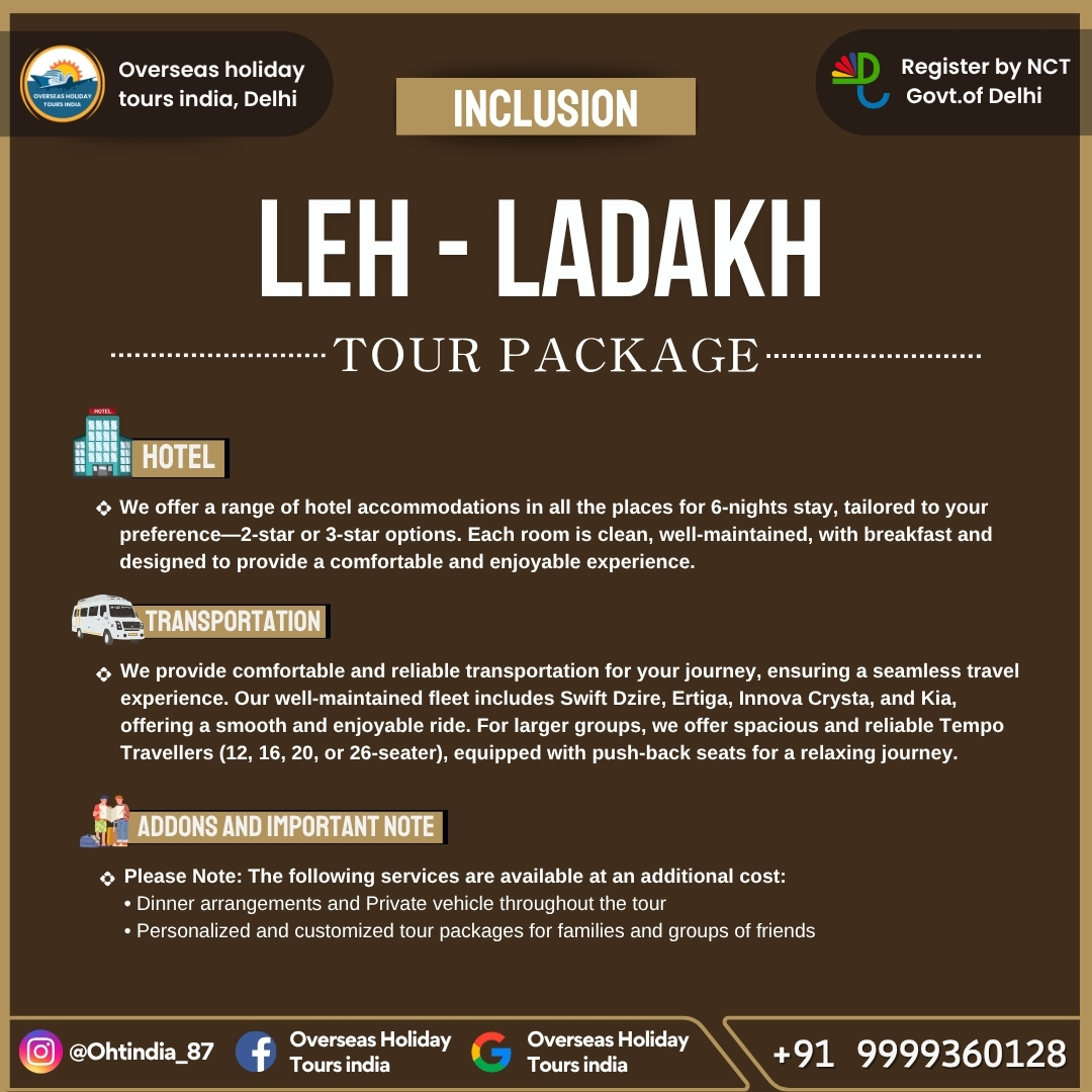 Leh Ladakh Tour Package