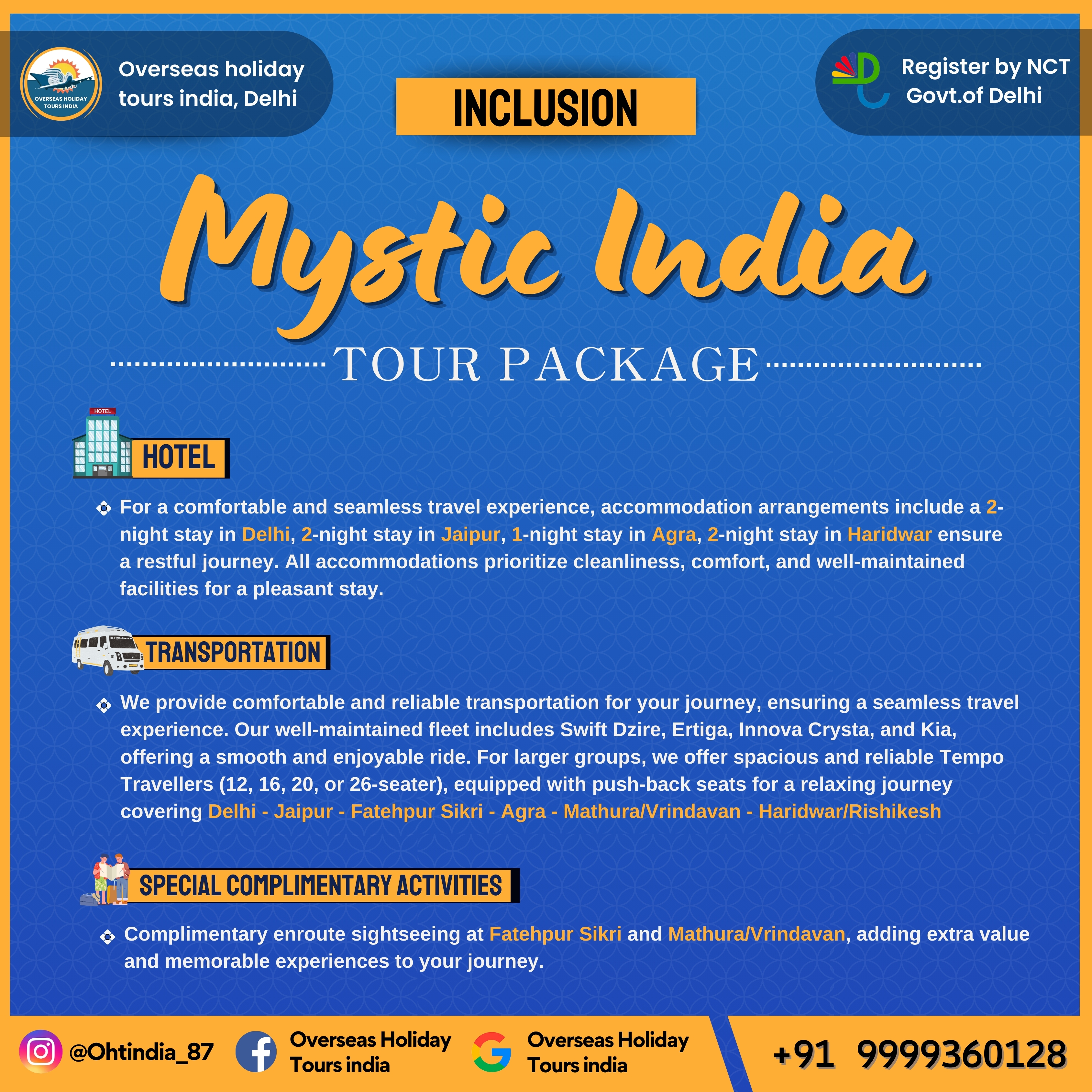 Mystic India Tour Package