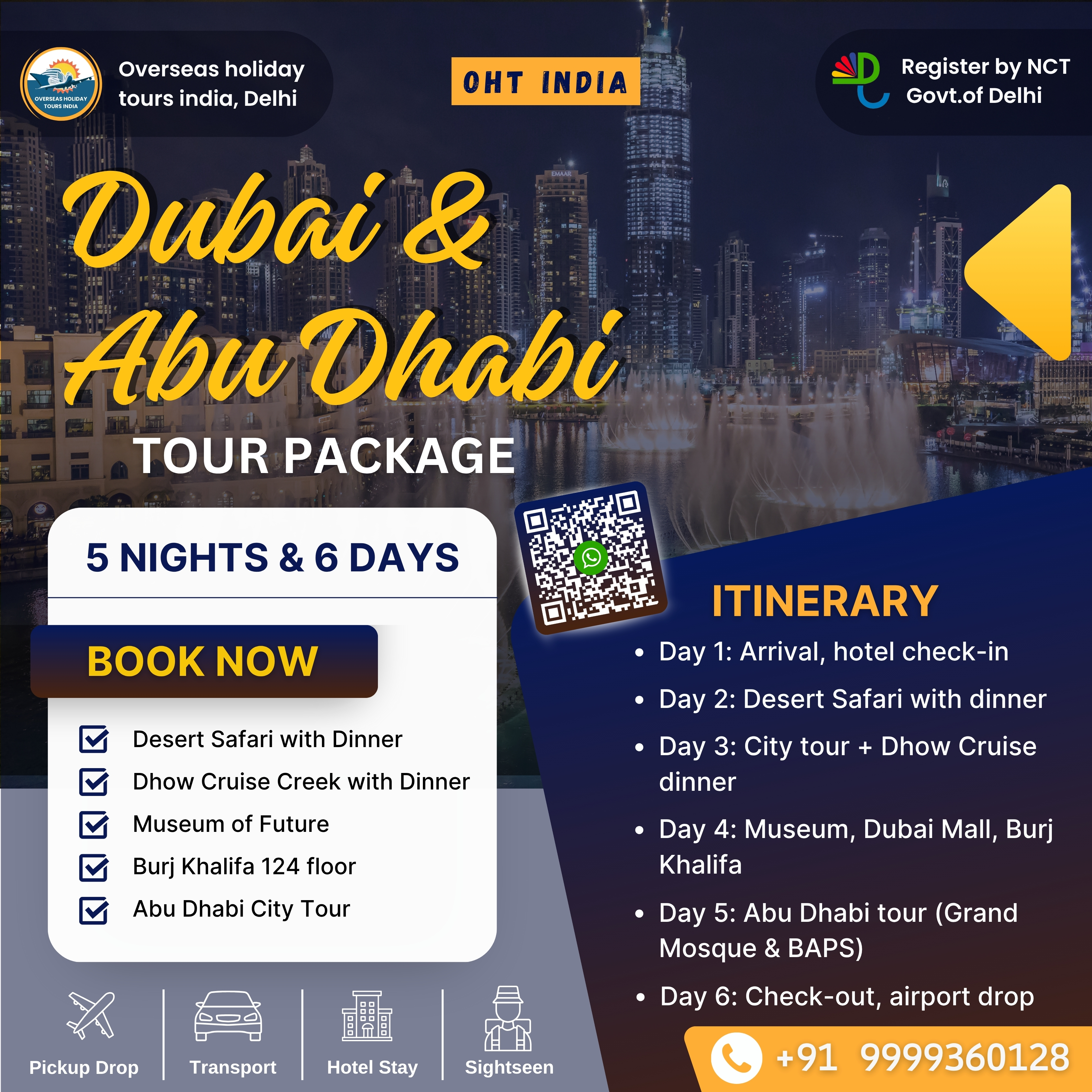 Dubai & Abu Dhabi Tour Package