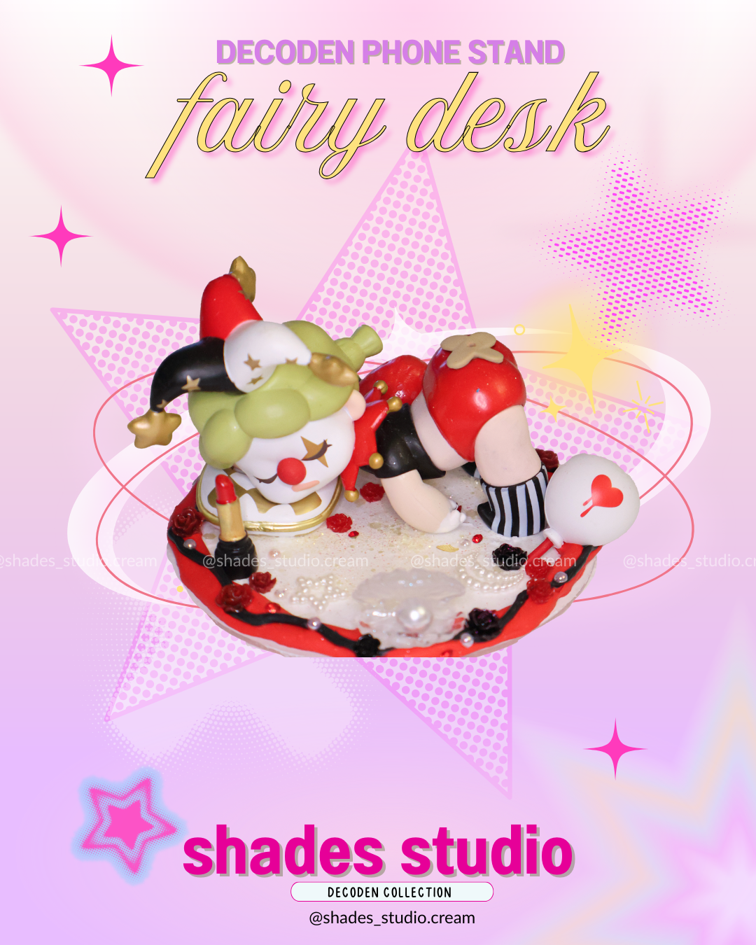 Handmade dream collector series pop mart decoden phone/tablet stand